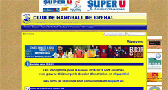 Desktop Screenshot of brehal-handball.fr